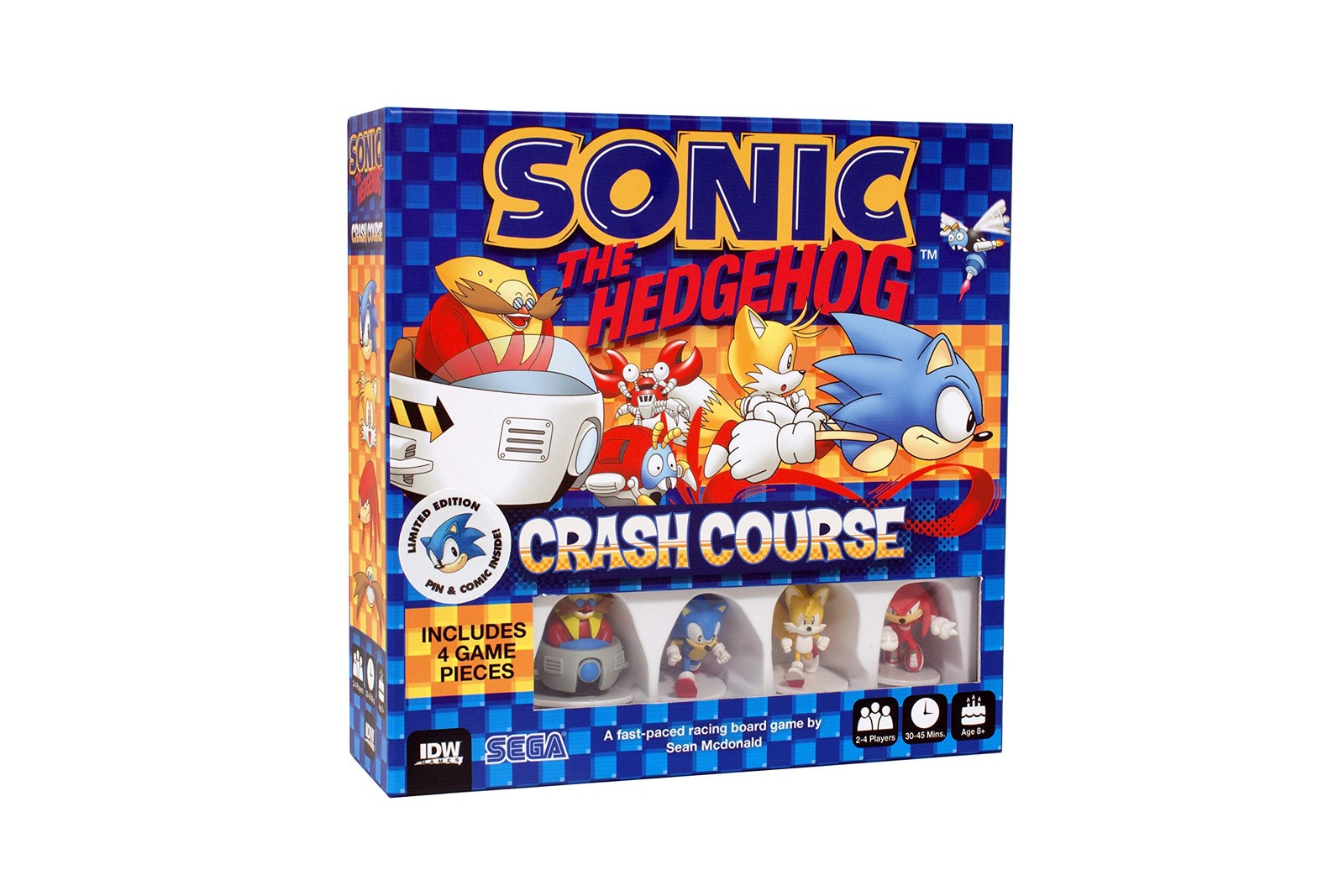 Sonic the Hedgehog Crash Course by IDW Games | Fast-Paced Racing 9.3 inches