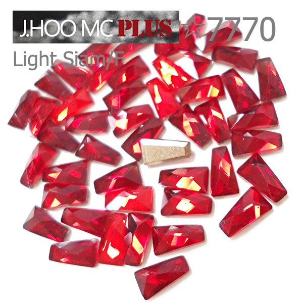 J.HOO Crystal 7770 Wing Flat Back Rhinestones 12x7mm Nail Art (6pcs)