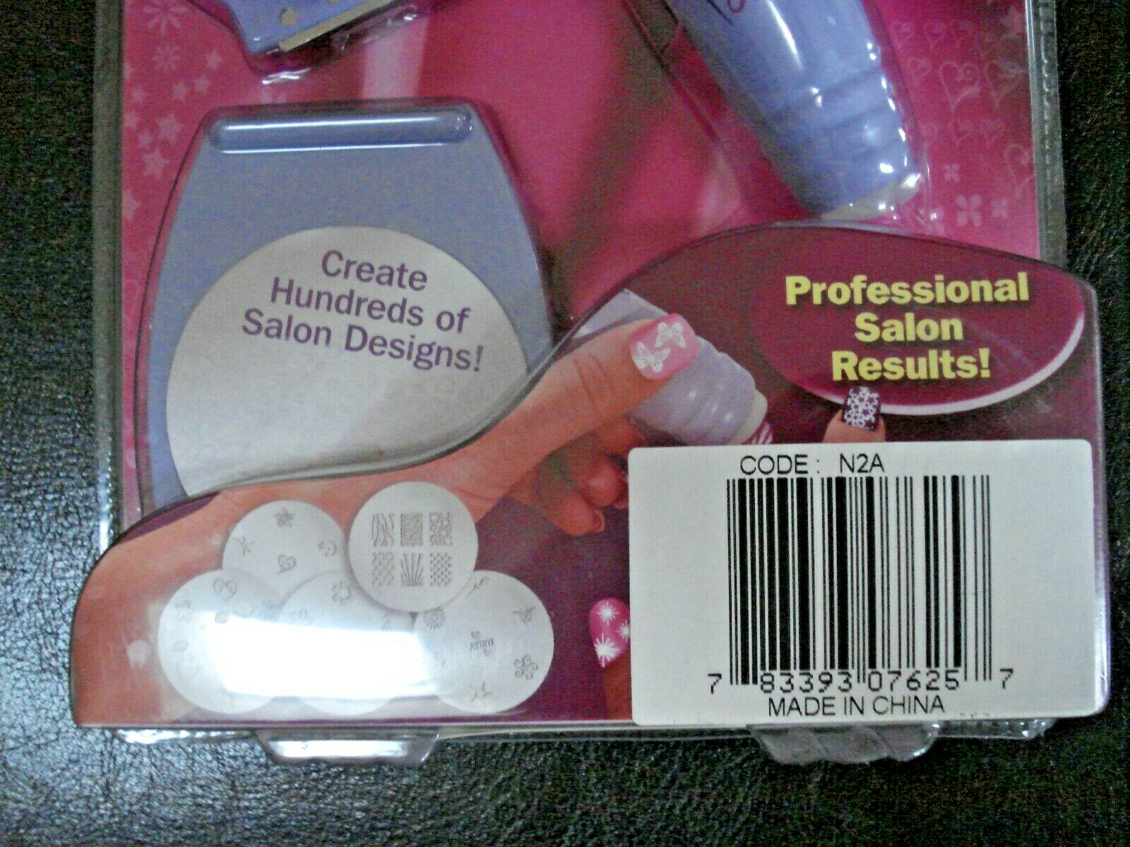 AWESOME 2012 Salon Express Nail Art Stamping Kit AS SEEN ON TV NEW! SEALED!