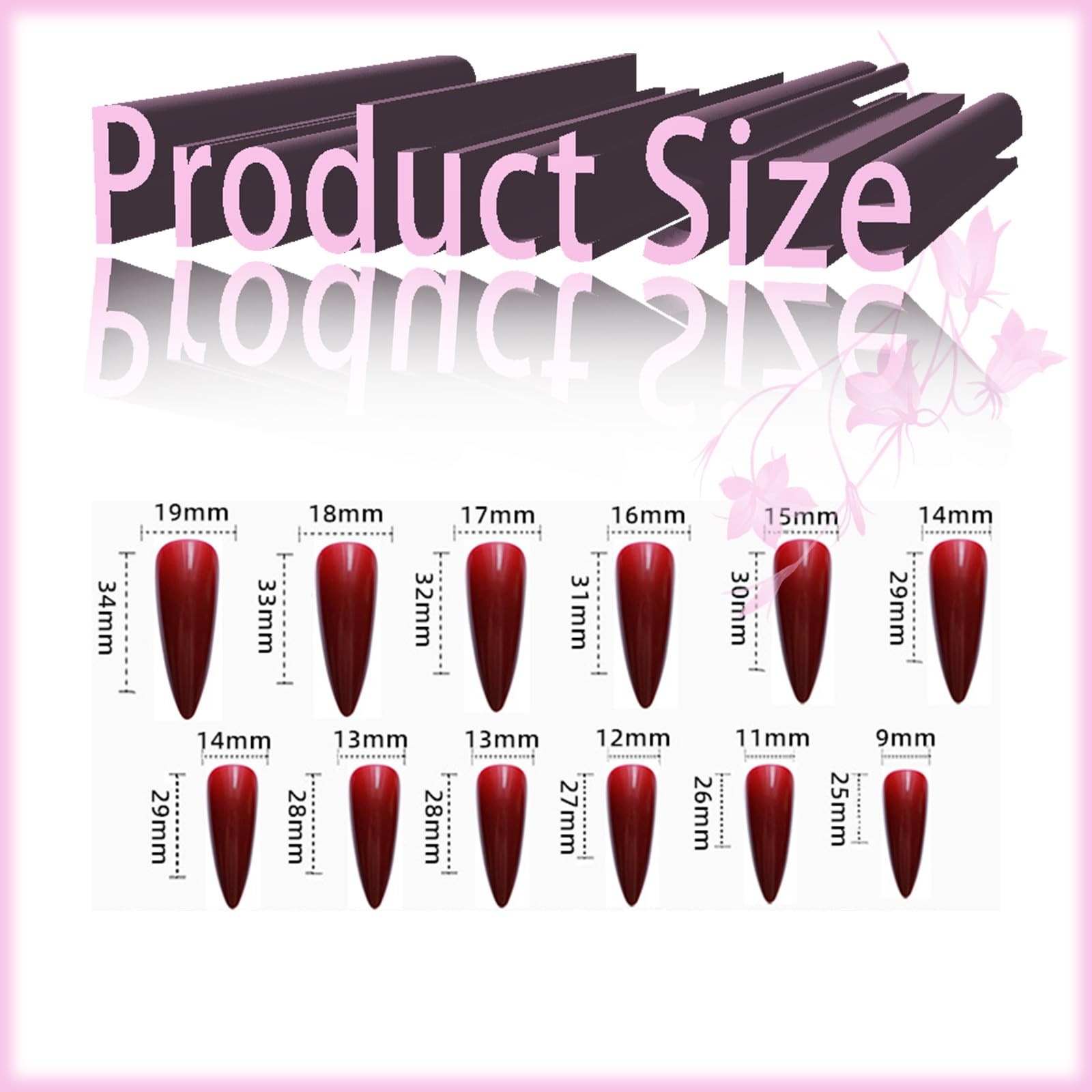 24pcs Stiletto Press-on Nails – Long, Glossy Light Pink, Solid Color Design, Sti