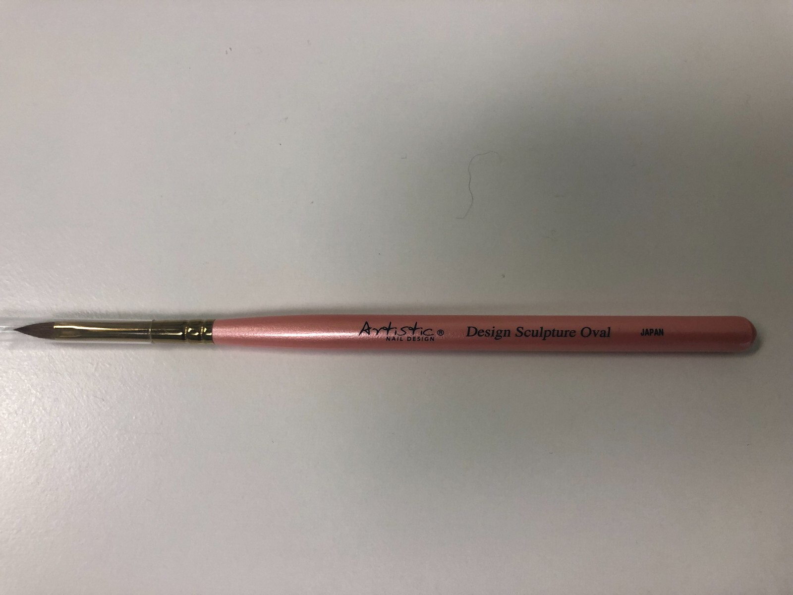 Artistic Nail Design Sculpture Oval Brush – Peach- Made in JAPAN
