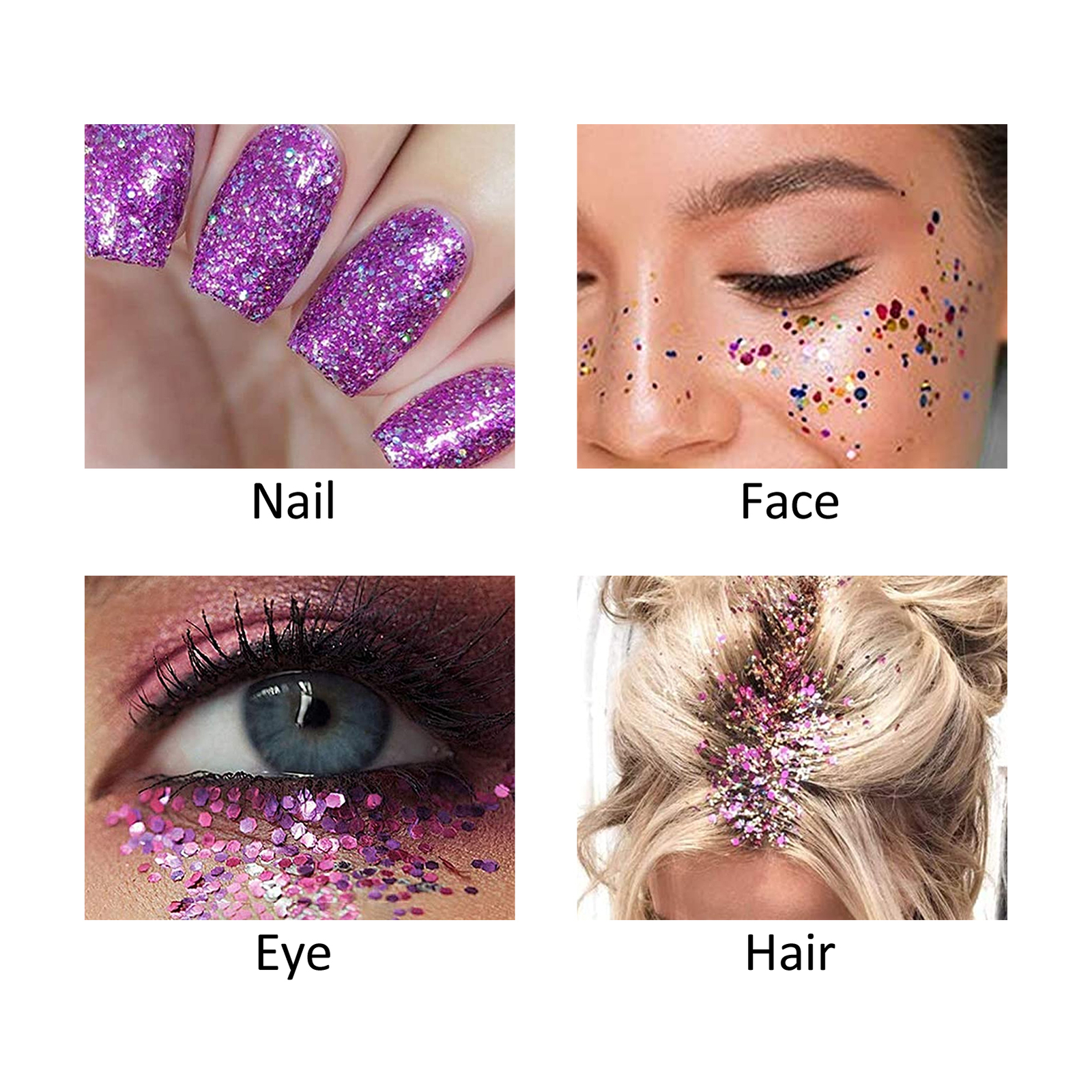 50g Nail Glitter Flakes Sparkling Manicure Decoration For DIY Enthusiasts