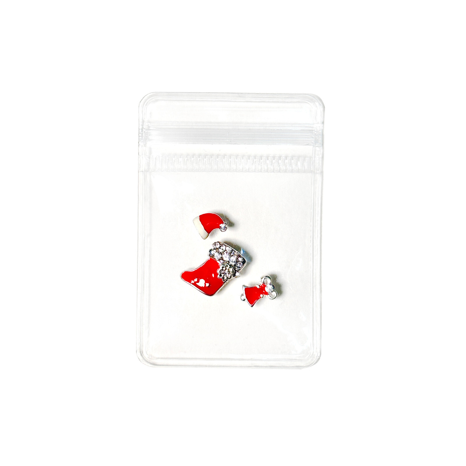 [DDP] Sparkling Christmas Tree Santa Alloy Nail Art Rhinestone Jewel X’mas