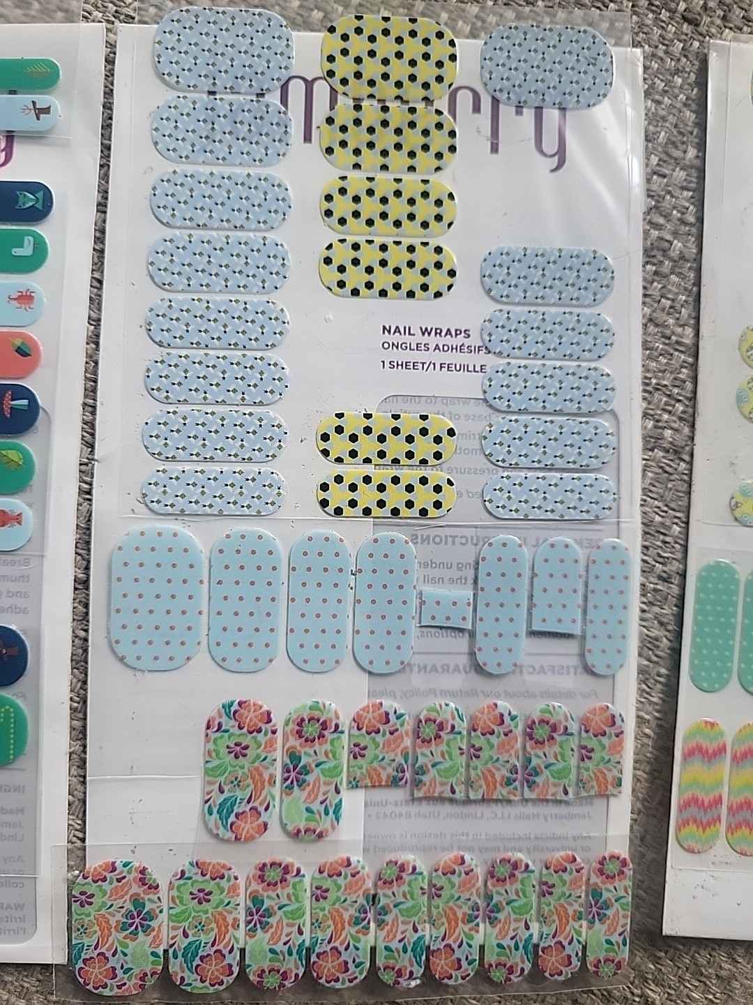 Jamberry Juniors Partials Lot