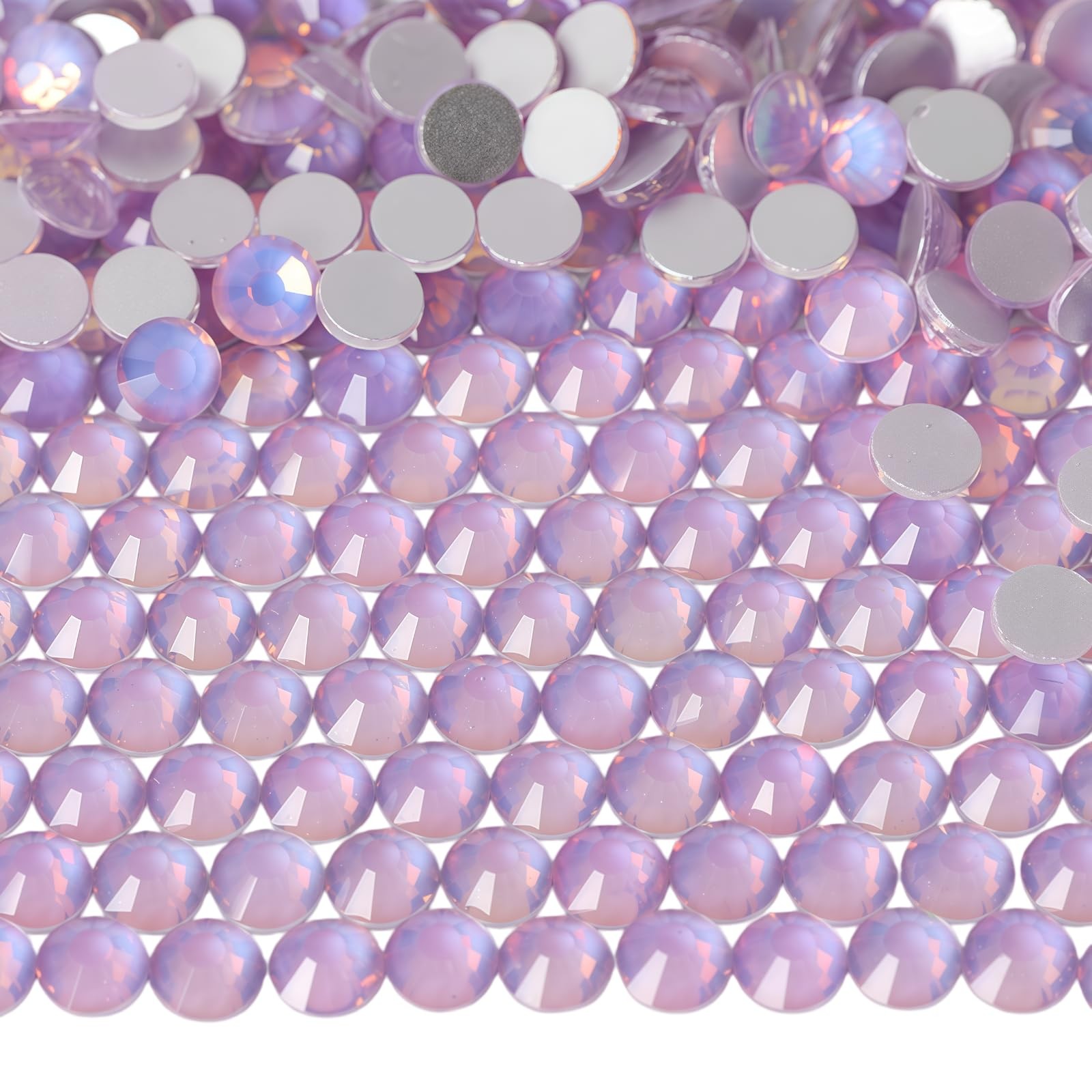 Diamonland Flatback Glass Crystal Rhinestones Rounds Gems for Bedazzling Nail…