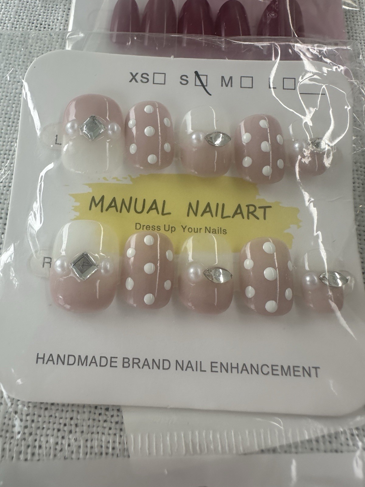 10 pairs 100 pieces press-on nails lot in size small