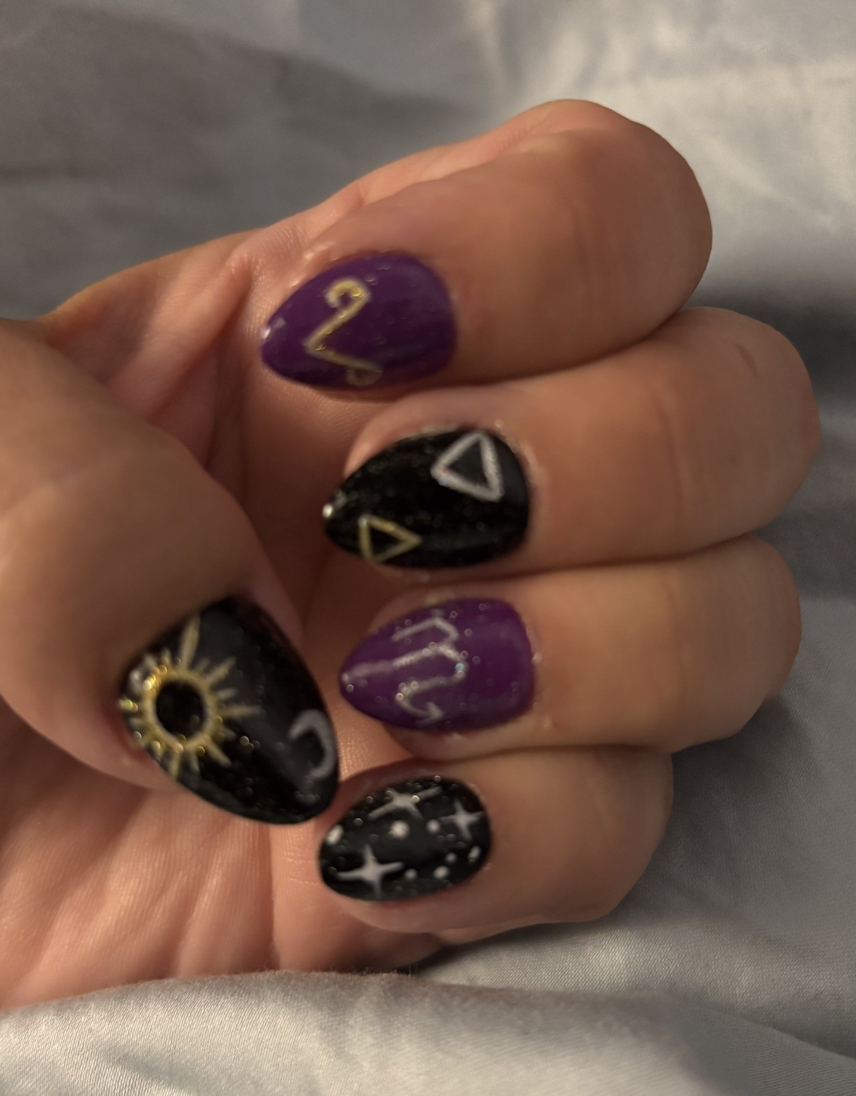 10-Piece Handmade Custom Gel Press-On Nails! Medium/short/X Short Fake nails
