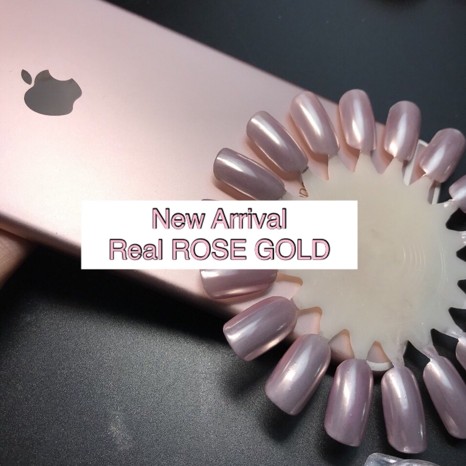 NEW ROSE GOLD CHROME 100% Mirror Powder Pink Effect Pigment > Not Bronze! < (R7)
