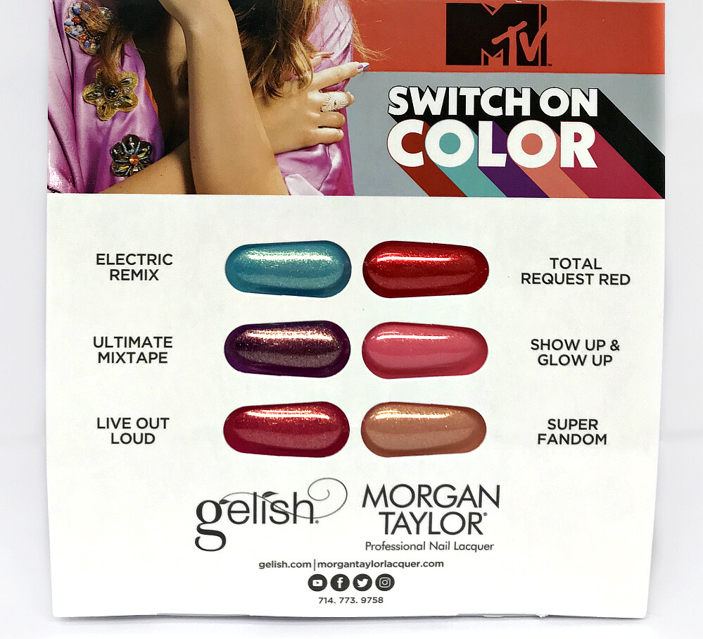 Harmony Gelish – MTV SWITCH ON COLOR Collection – Choose Any Shade .5oz