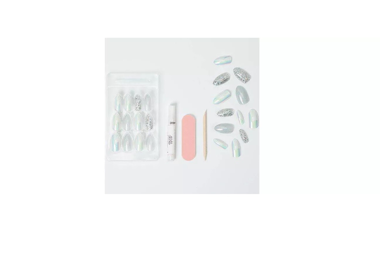 Ardell Nail Addict False Nails Holographic Glitter 24ct Nail Design