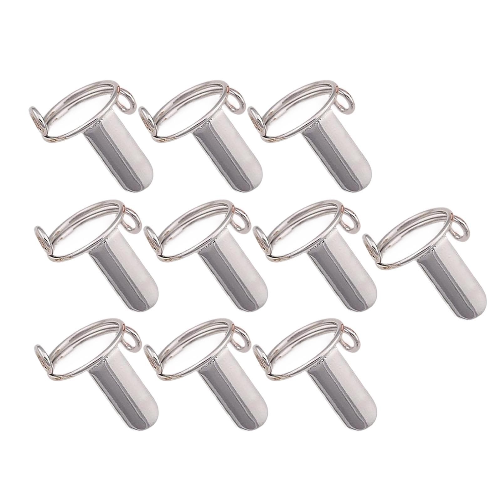 10 Pieces Nail Rings for Acrylic Nails & Press on Nails Daily Wear Wearable