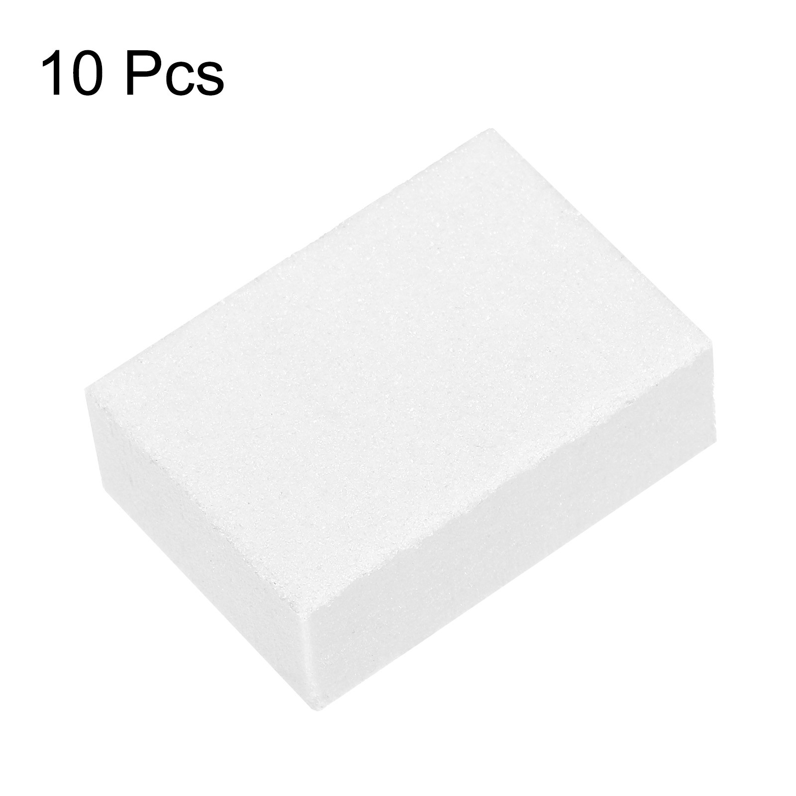 10pcs Nail Buffer Block 120 Grit Nail File for Nail Buffing, White