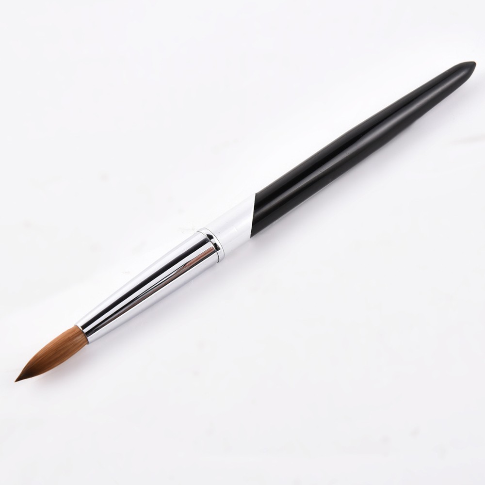 #8-16 Kolinsky Hair Sable Brush Acrylic Nail Brush Art Tool UV Gel Carving Pen F