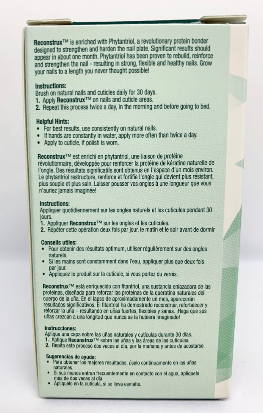 IBD RECONSTRUX – 1/8oz / 3.7ml – Rebuild & Renew Nail Growth in 30 Days