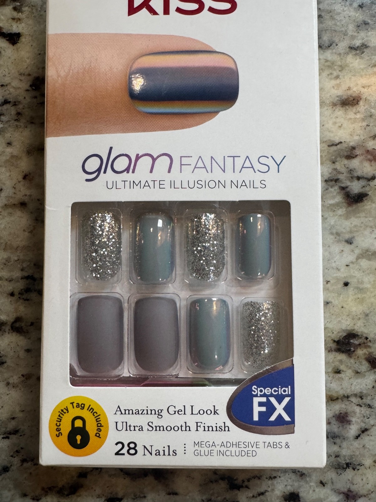 BRAND NEW Kiss Glue-On Nail Sets (3)