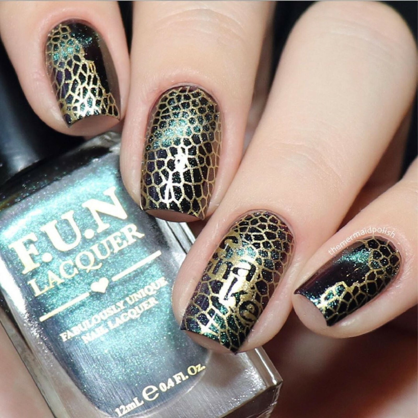 Go for Gild Stamping Polish (Gold), Nail Polish for Nail Art