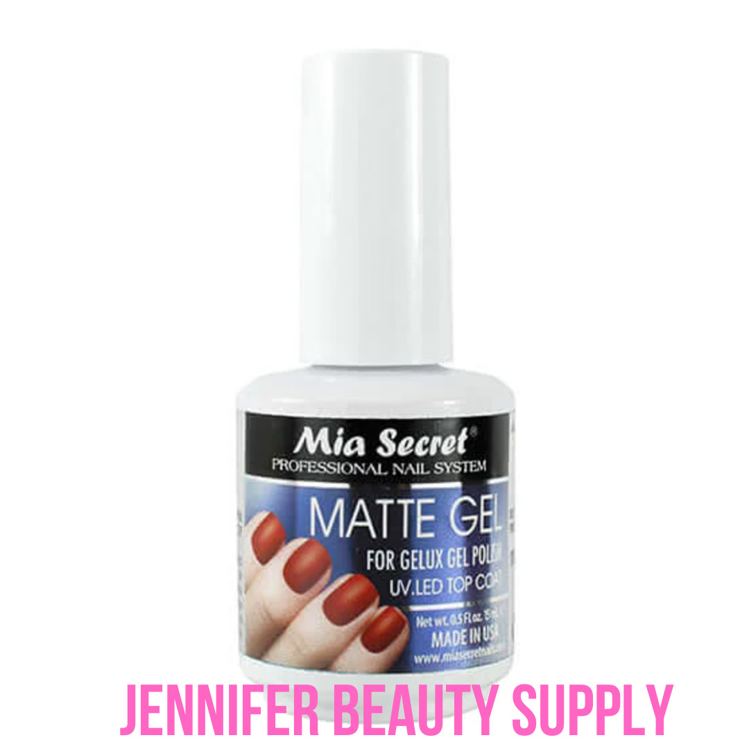 Mia Secret – Matte Gel For GELUX Gel Polish UV,LED Top Coat 1/2 oz | JBS