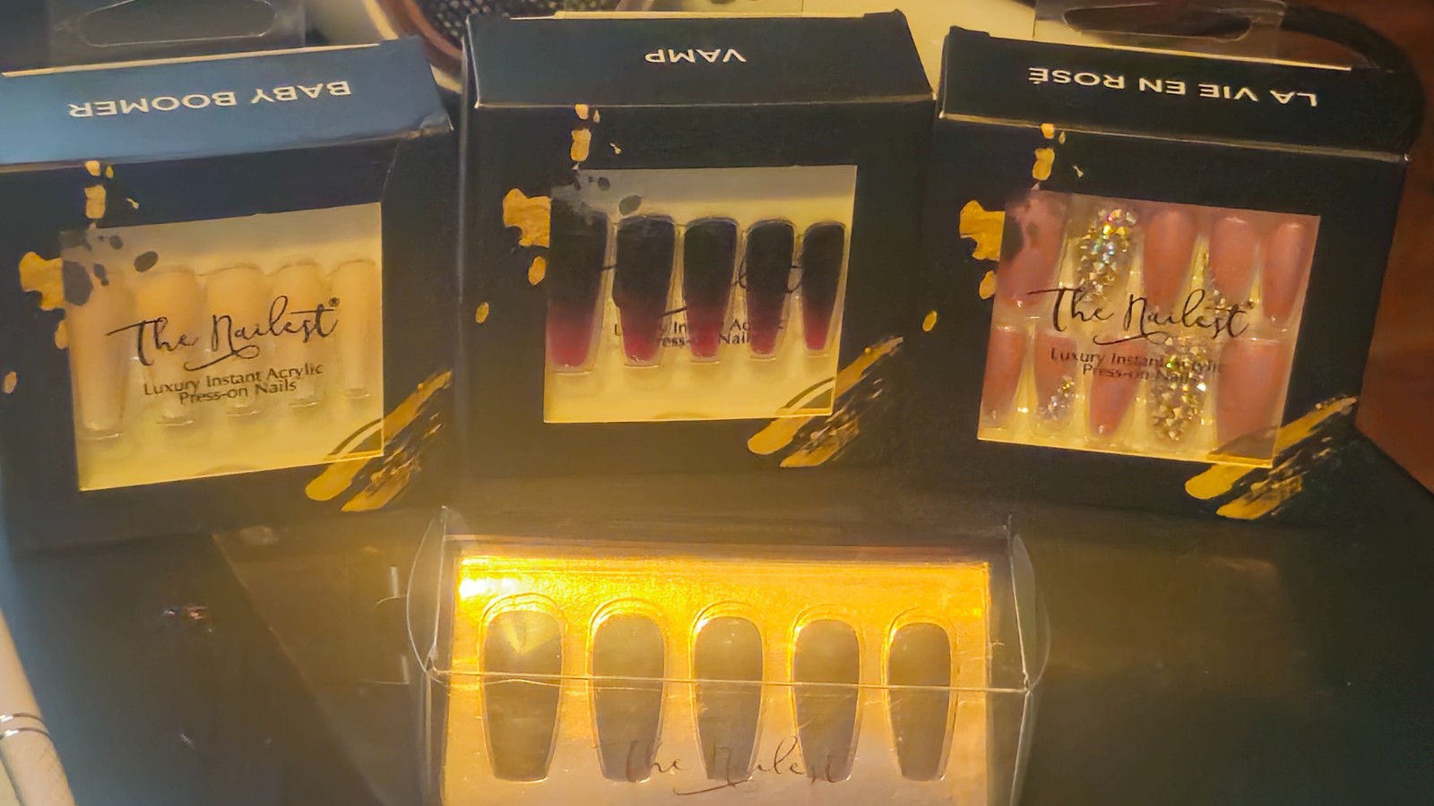 The Nailest-Luxury Instant Acrylic Press-on Nails-CHOOSE YOUR DESIGN-NEW/BOXED!