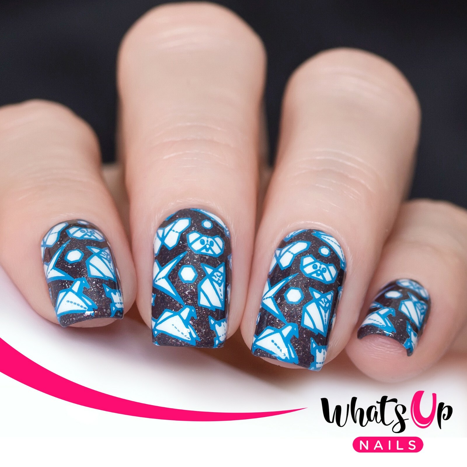 B051 I Just Want Sushi Stamping Plate For Stamped Nail Art Design