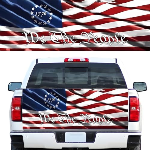 Truck Tailgate Wraps Decal – 66×23.6 in American Decal Graphics We The People