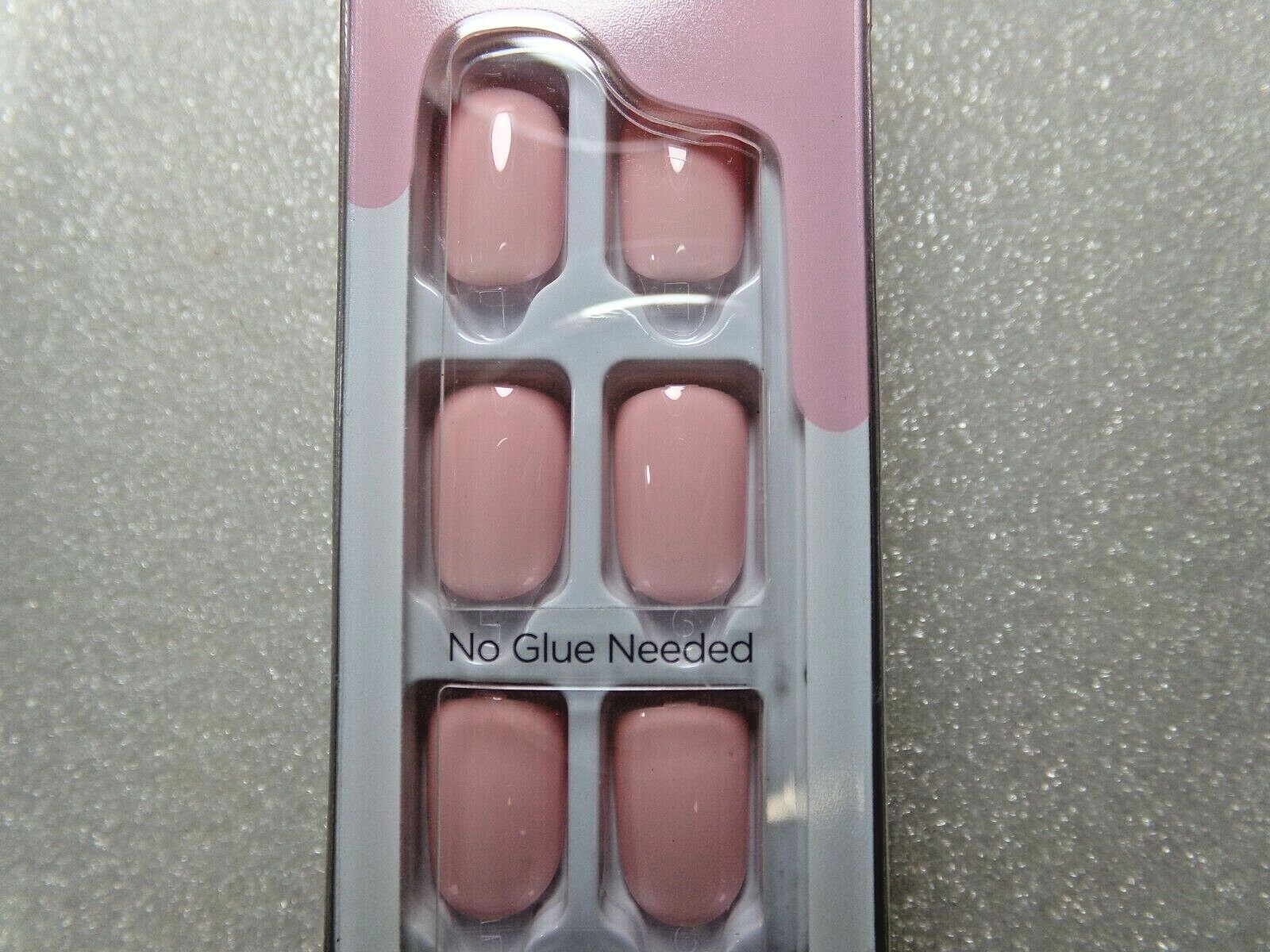 IMPRESS NAILS PRESS ON Short – Shiny Light Pink, Pick Me Pink, Square Shape