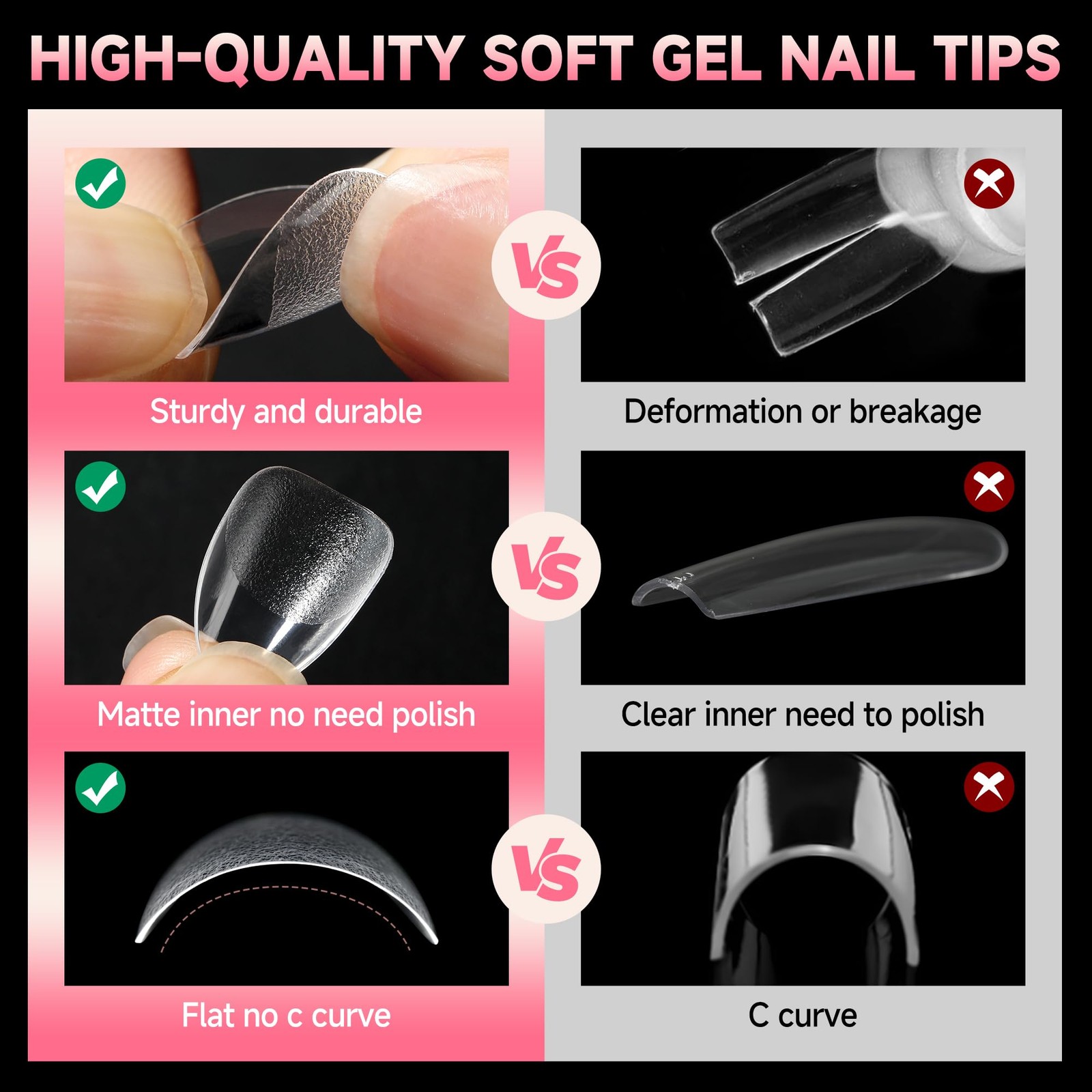 UNA GELLA Extra Short Almond Nail Tips 12 Sizes Short Almond Gel Nail Tips 120Pc