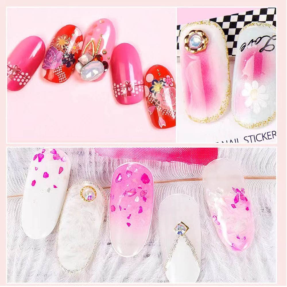 Nail Gradient Sponge Pen, Double Head Nail Painting Brush with 20 Pieces Head…