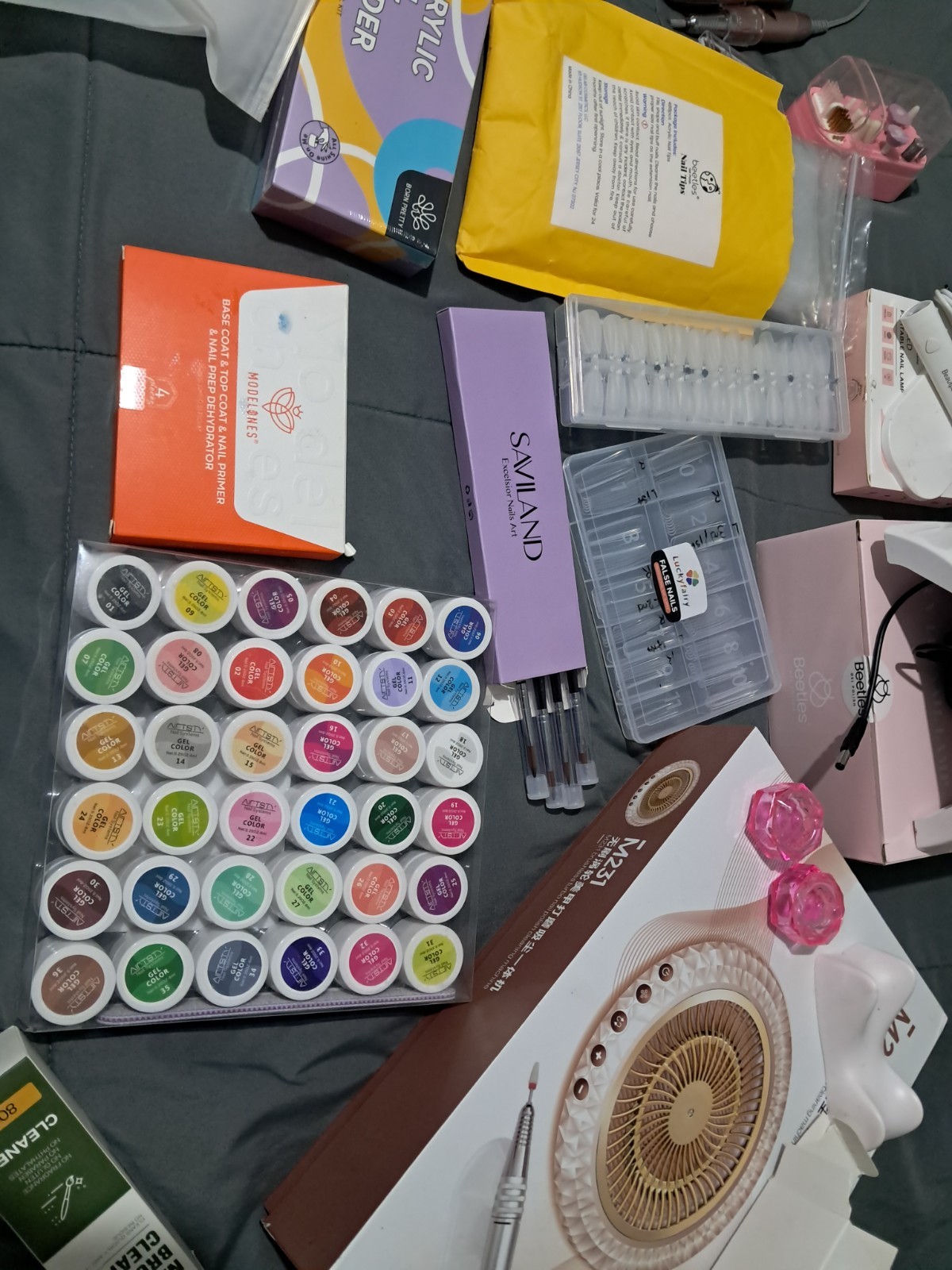 Nail lot!! HUGE!! Mixed Lot for nails/nail art(Gel & Acrylic)
