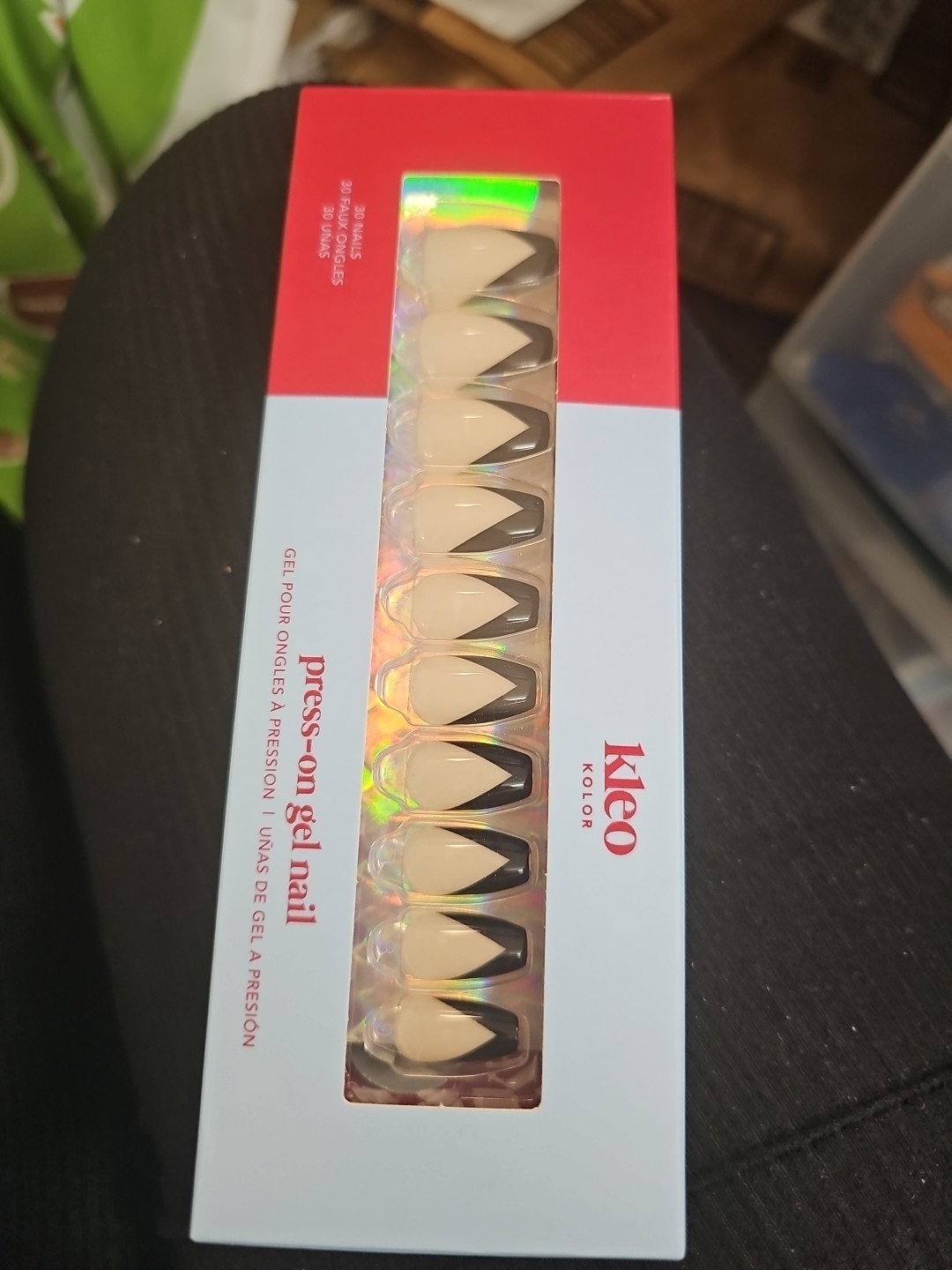 Mod Noir Kleo Kolor Press On Gel Nails New
