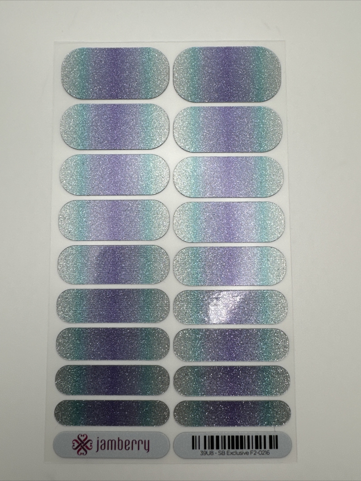 Jamberry Nail wraps Style Box Exclusive F2 0216 Full sheet (sparkle)