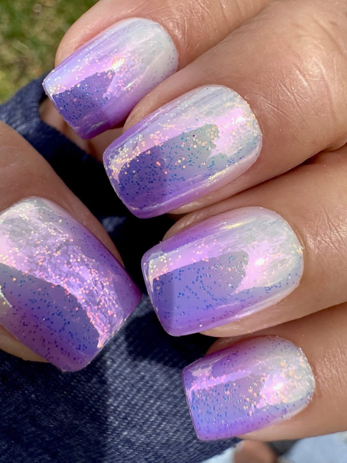 Red Aspen Reusable Nail Dashes, Pop On Short Coffin, Brecken’s Blueberry Bliss