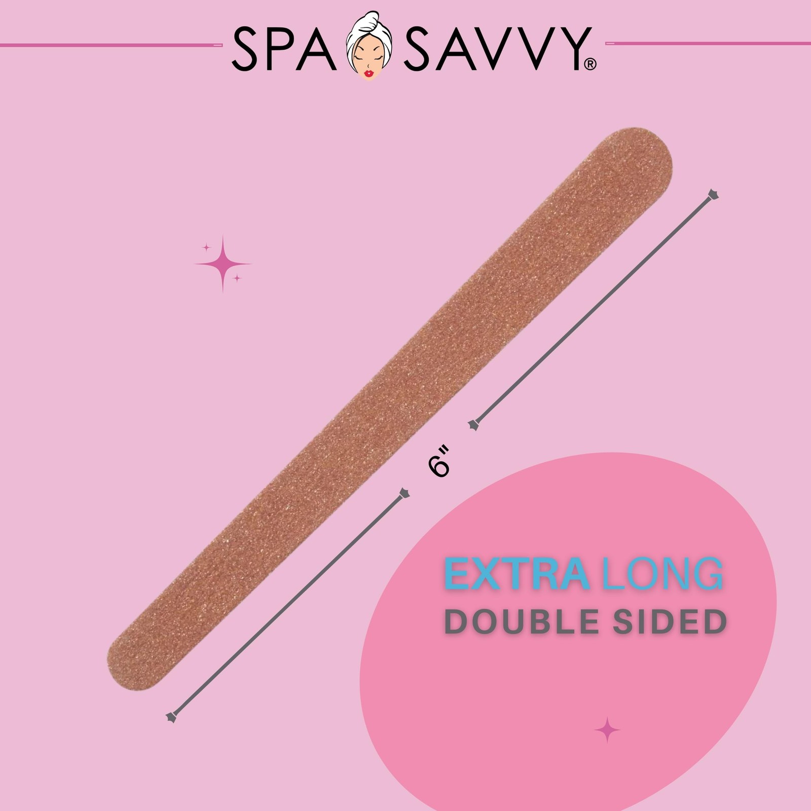 Nail File Set, 30 Count, Double Sided 6 Inch Emery Board Nail Files, Pedicure…