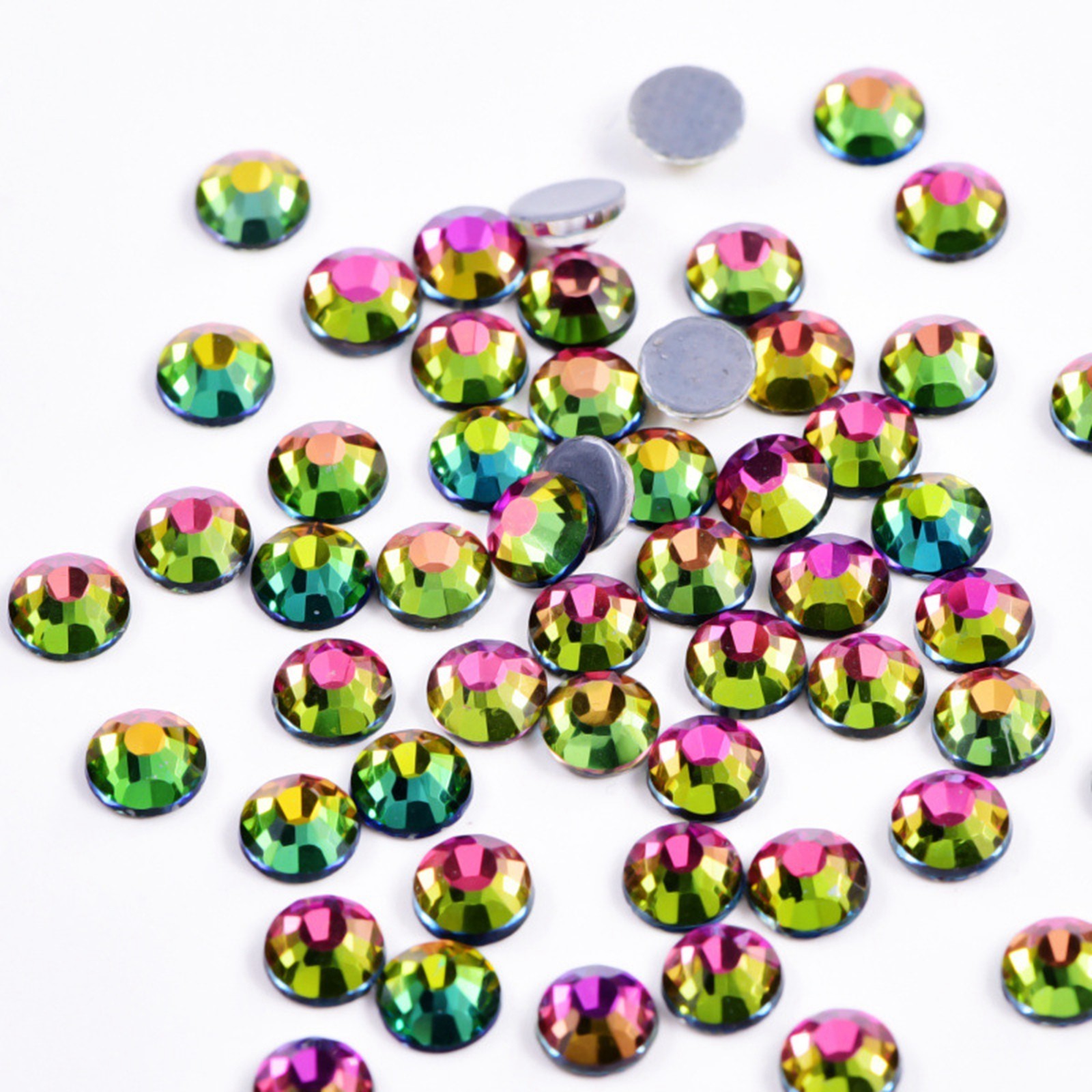 1440pcs Colour Flatback Crystal Iron On Strass Hotfix Glass Rhinestones Hot Fix