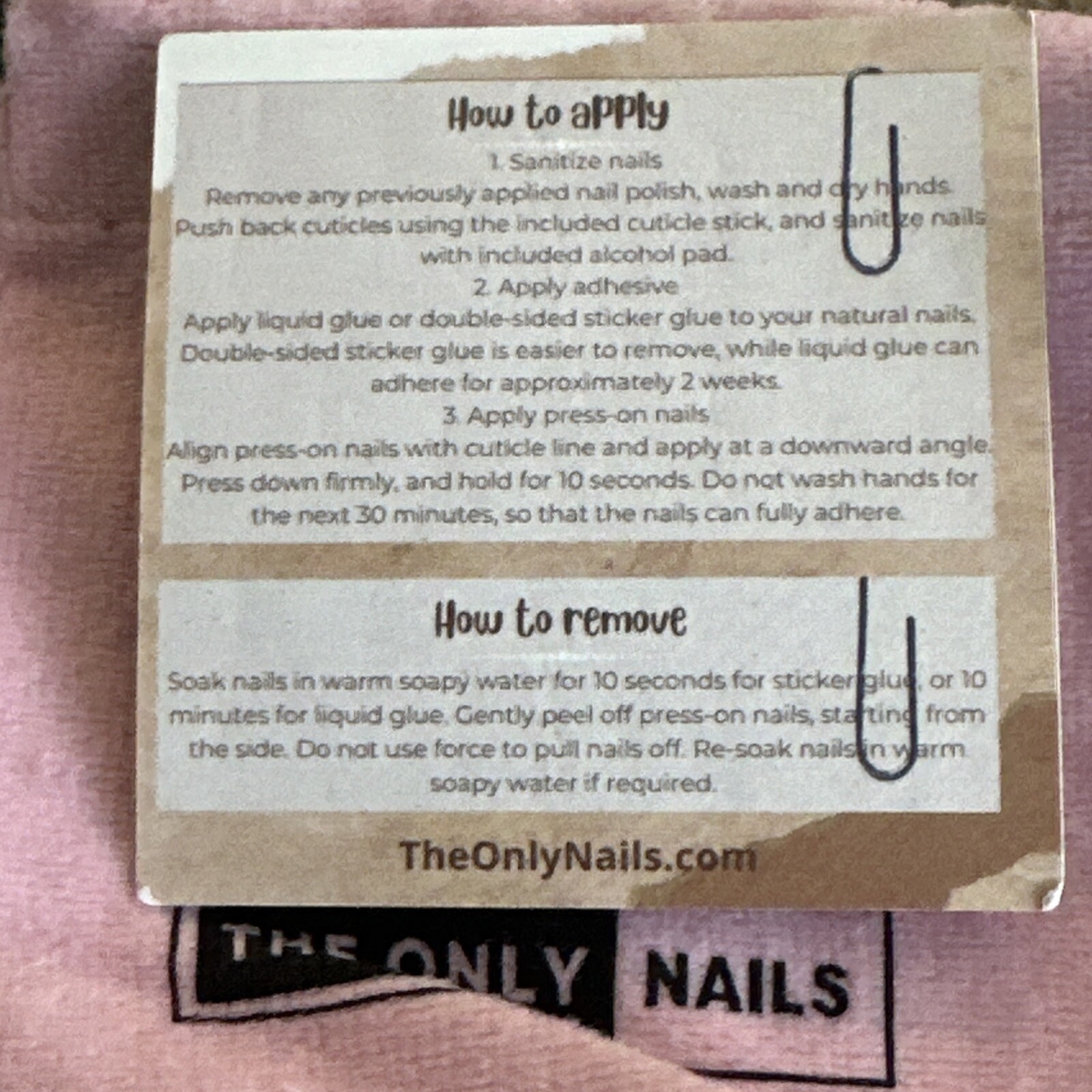 Handmade Acrylic & Gel Reusable Nails – Silver Glitter & Pink