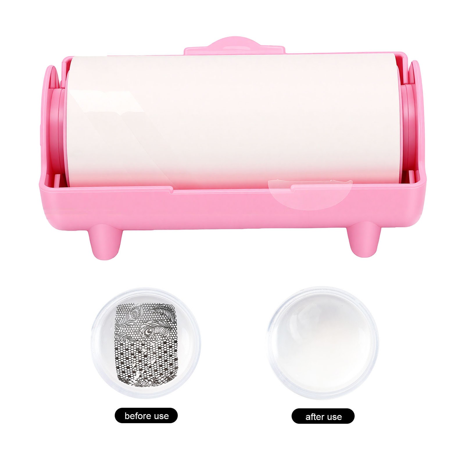 Rolls Nail Stamper Cleaner Instant Cleaning Tool For Nail Art Easy To Use
