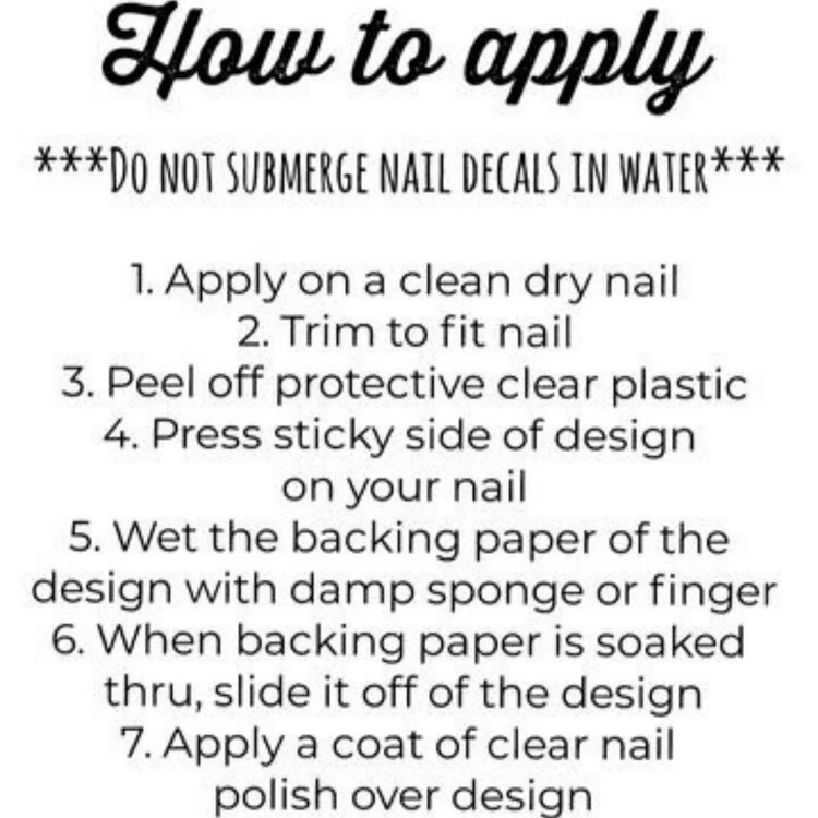 Full Nail Wraps Tye Dye Waterslide Decals Set of 10