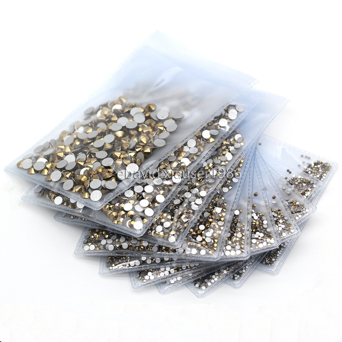 288 720 1440p Aurum Rhinestones FlatBack Glitter Diamond Gems 3D Nail Art Decor