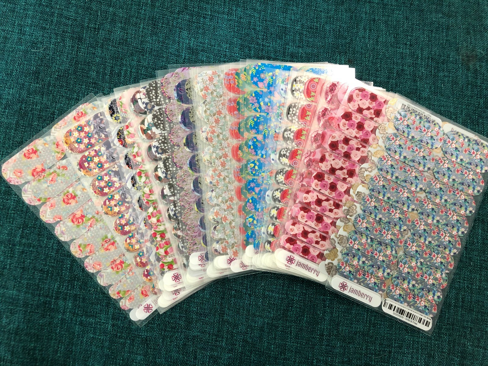 Jamberry Full Sheet – Florals Many to Choose From!