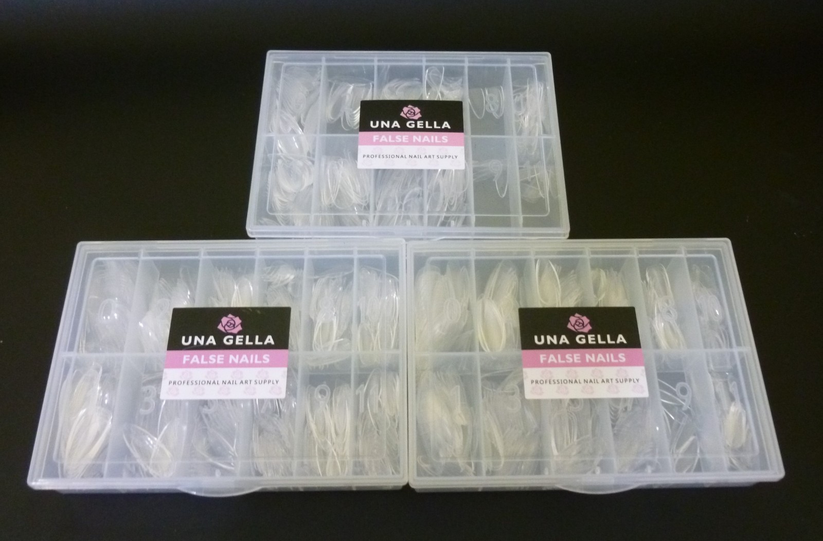 UNA GELLA ~ False Nails ~ 3 Sets ~ Professional Nail Art Sets ~ Read Listing