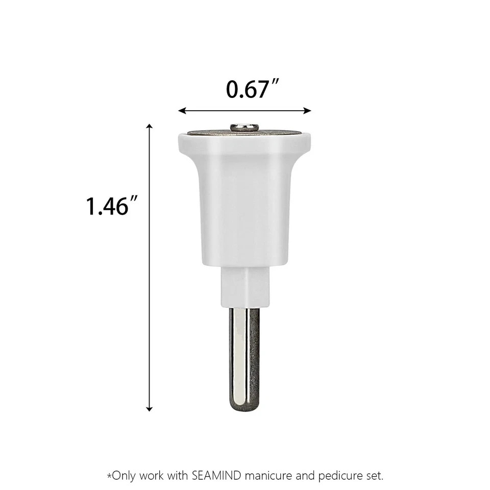Sapphire Wheel for Filling and Shaping Nails to Reduce Length, Nail Drill Rep…