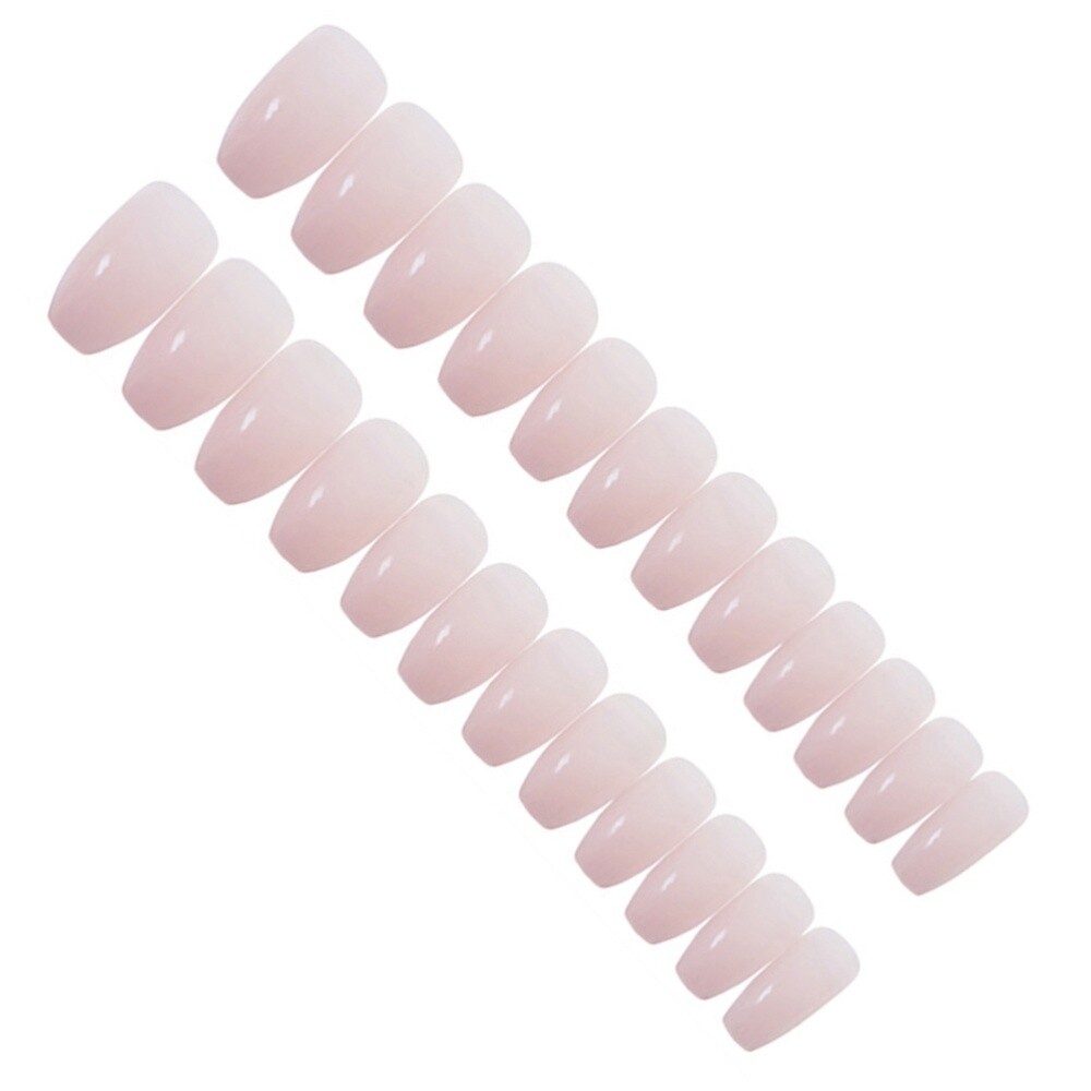 24Pcs False Nails Artificial Fingernails Shiny Fake Decor Piece