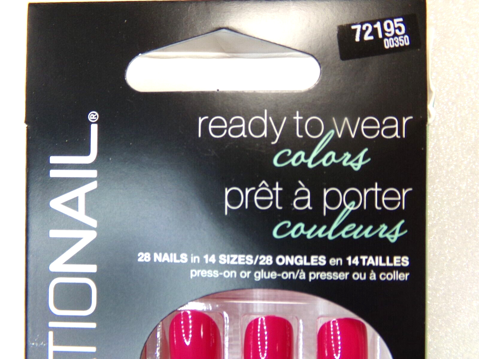 SensatioNAIL Nails, Glue on, Short Length, Pink, Oval shape