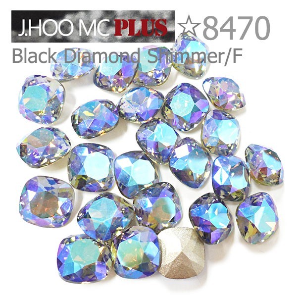 J.HOO Crystal 8470 Cushion V-Cut Fancy Rhinestones 8mm Nail Art (10pcs)