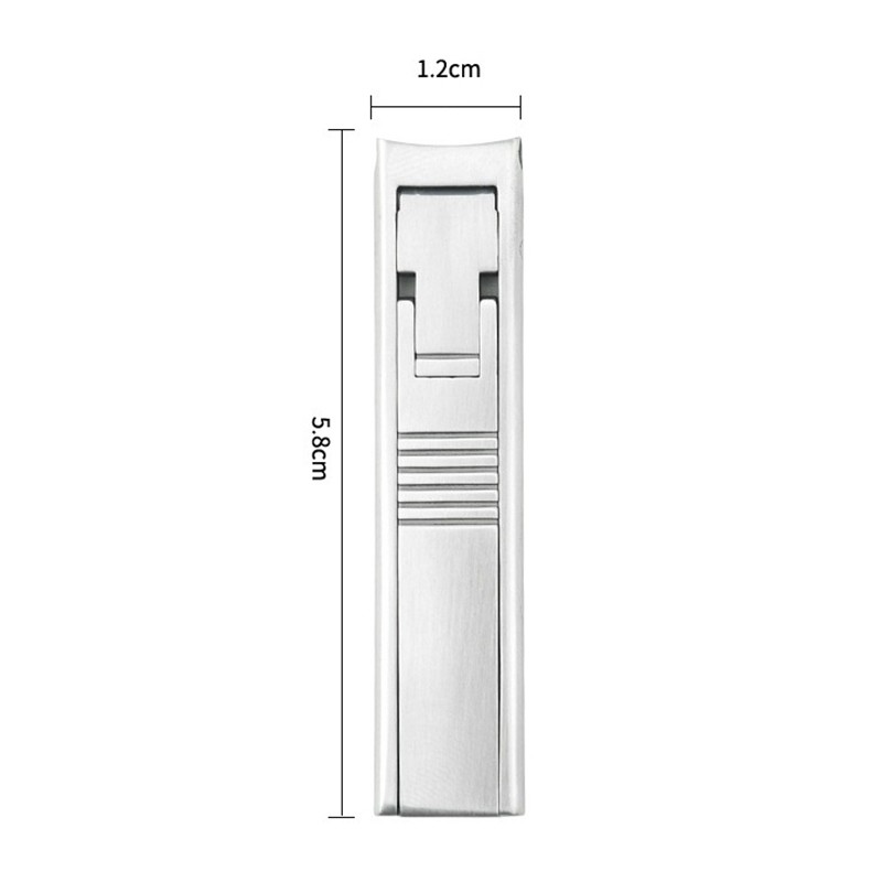 1PC Thin Nail Clippers Foldable Stainless Steel Hand Toe Nail Cutters Tri.82