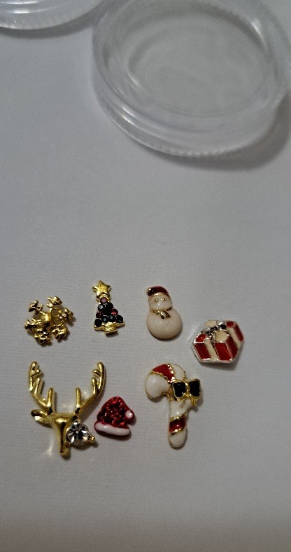 Christmas 3D Nail Art Jewelry Decoration 3 Pieces Set