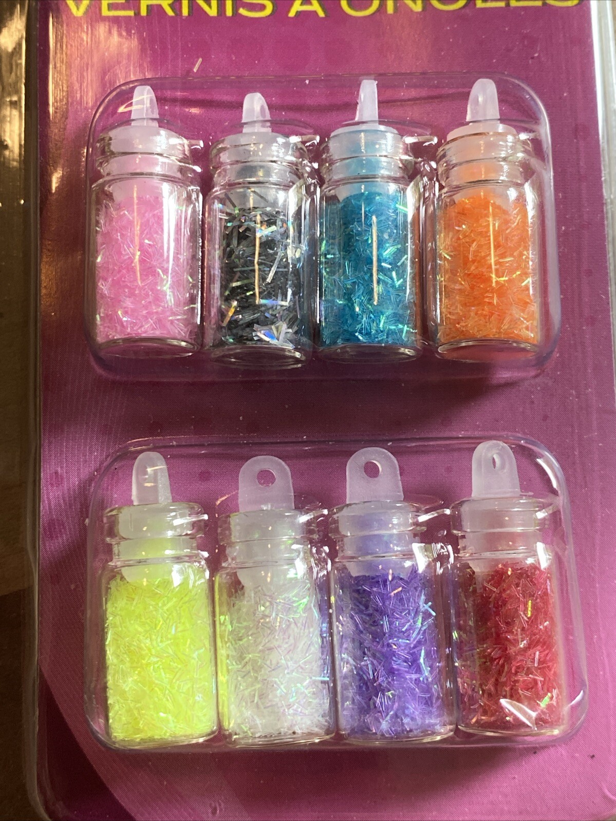 New Donna Michelle Salon Basics Nail Art 8 Mini Bottles
