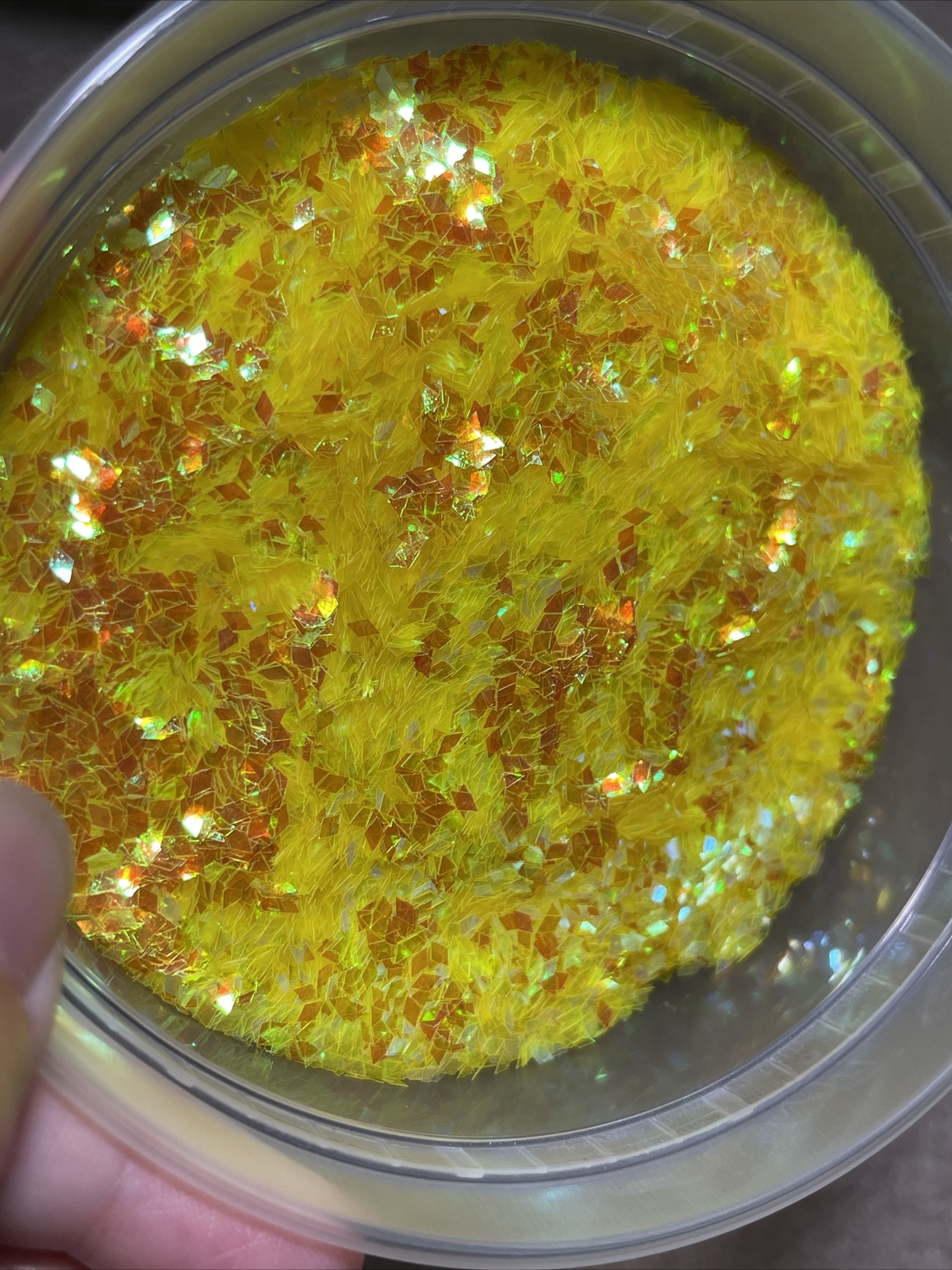 Solvent Resistant Iridescent RHOMBUS 2MM shape Glitter Nail Art Face Crafts 50G