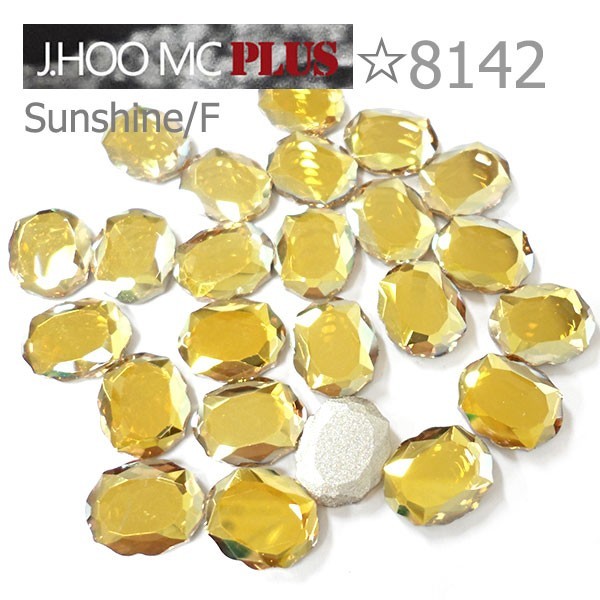 J.HOO Crystal 8142 Baroque Mirror V-Cut Fancy Rhinestones 10x8mm Nail Art (8pcs)