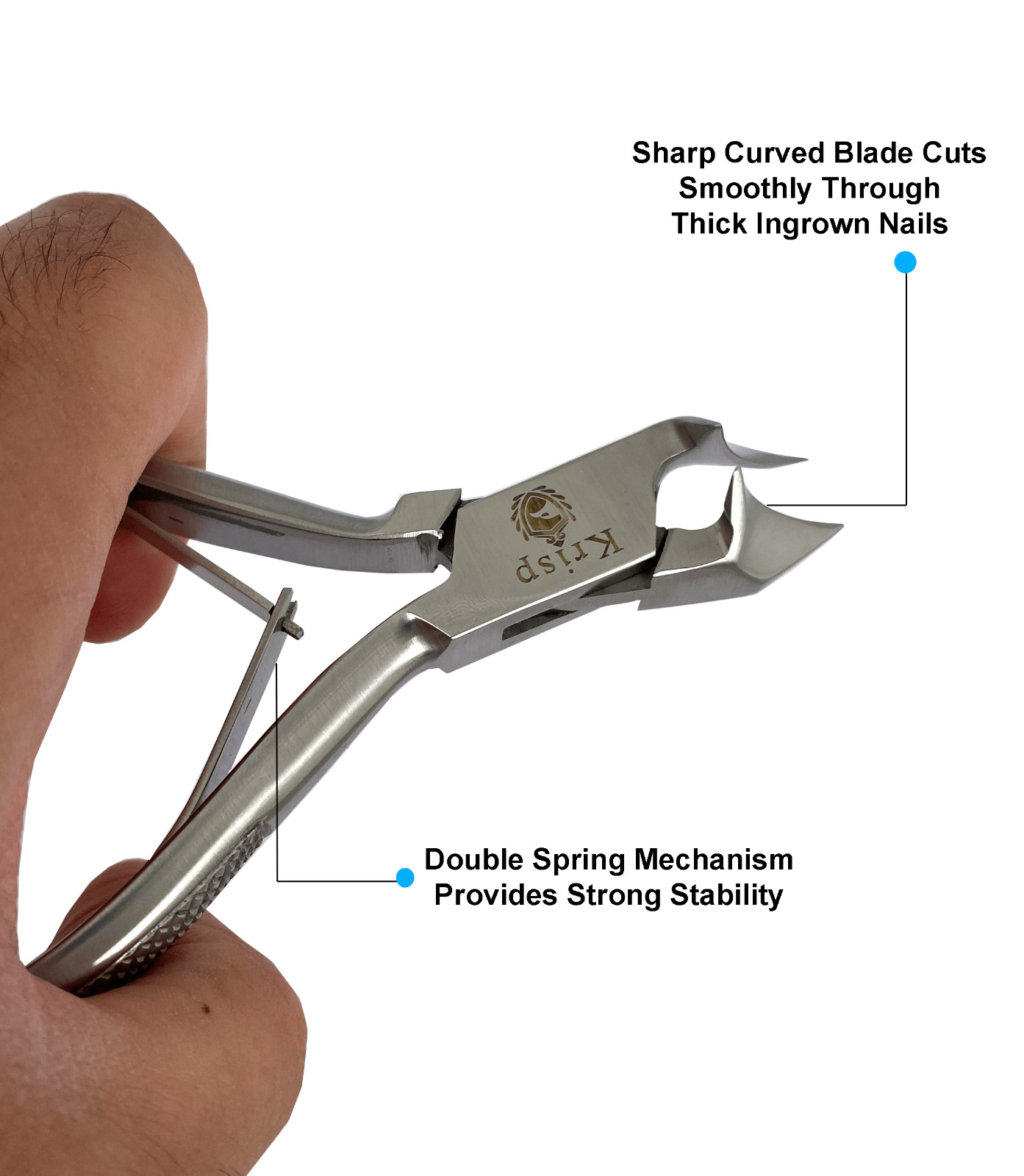 INGROWN TOE CLIPPER CUTTER NAIL LIFTER FILE PEDICURE PODIATRY TOOLS SET 3 PC KIT