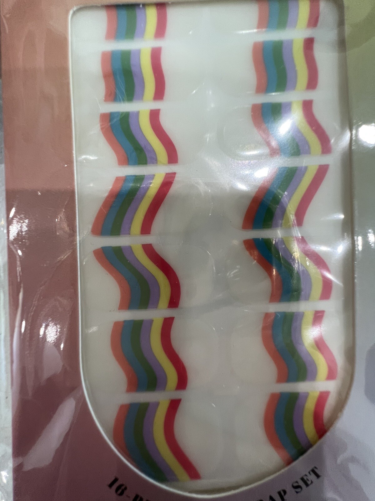 Nail Wraps – 16 Self-Adhesive Nail Wraps Macy’s Rainbow Pride